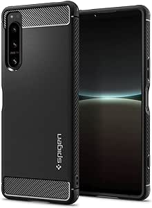 Spigen Rugged Armor Designed for Xperia 5 IV Case - Mattew Black