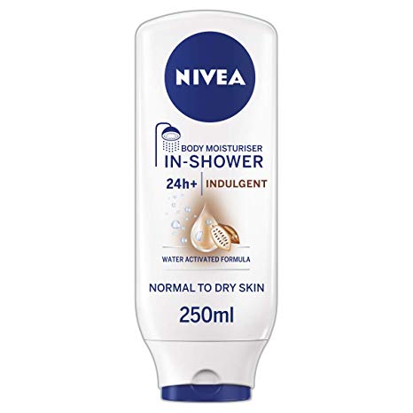 NIVEA In-Shower Body Moisturiser Lotion, Cocoa, 250 ml, Pack of 3