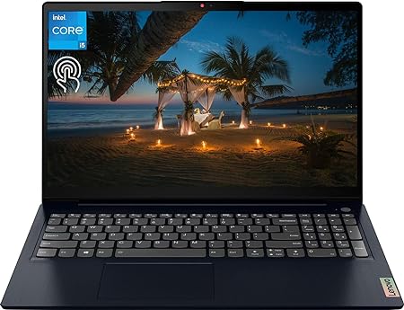 Lenovo Ideapad 3i Laptop 2023 Newest, 15.6" FHD Touchscreen, Intel Core i5-1155G7 Processor, 16GB RAM, 512GB SSD, Intel Iris Xe Graphics, Privacy Camera, WiFi 6, Bluetooth, Windows 11 Home in S Mode