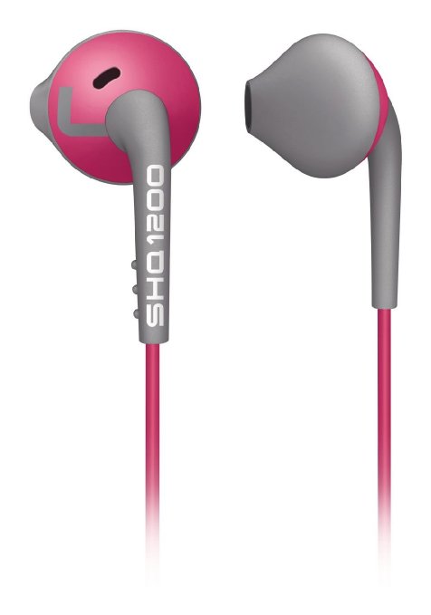 Philips SHQ1200PK/28 ActionFit Sports In-Ear Headphones, Pink