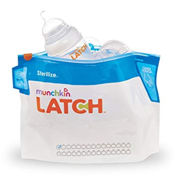 Munchkin Latch Sterilize Bags, 12 Count