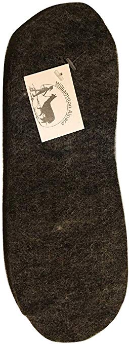 Alpaca Wool Felted Insole Boot Liner Warm Cut to Fit (Extra Large)