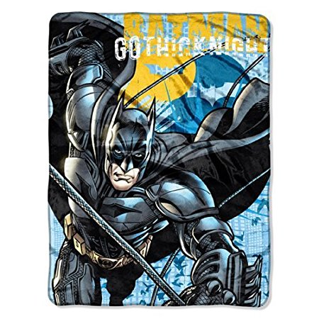 DC Originals, Call of the Bat 46-Inch-by-60-Inch Micro-Raschel Blanket by The Northwest Company