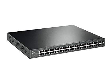 TP-Link T1600G-52PS JetStream 48-Port Gigabit Smart PoE  Switch with 4 SFP Slots