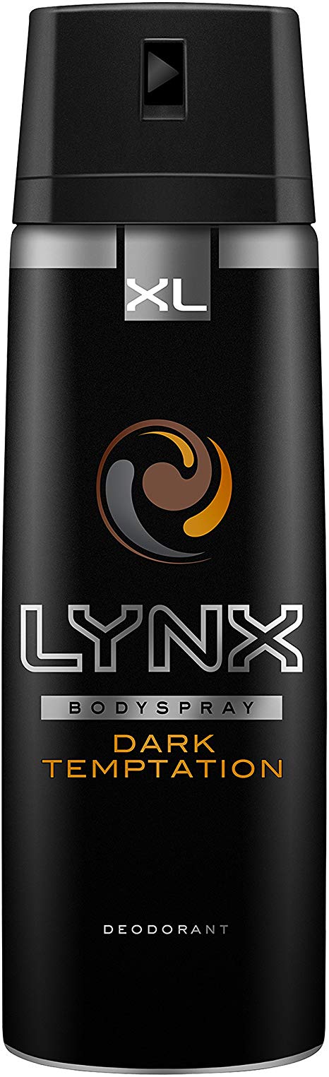 Lynx Dark Temptation Body Spray Deodorant 200ml(Pack of 3)