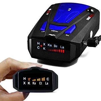 Radar Detector, Voice Alert and Car Speed Alarm System with 360 Degree Detection, City/Highway Mode Radar Detectors for Cars (8)