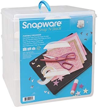 Snapware Snap 'N Stack Sqaure Layer Storage Container, 13.1-Inch by 13.1-Inch, Clear