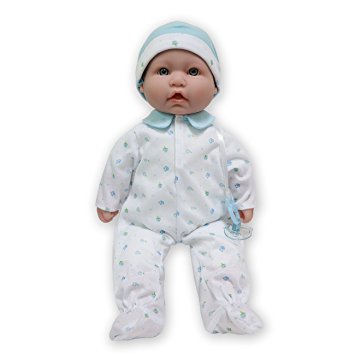 JC Toys, La Baby 16-inch Washable Soft Body Blue Play Doll - For Children 2 Years Or Older, Designed by Berenguer