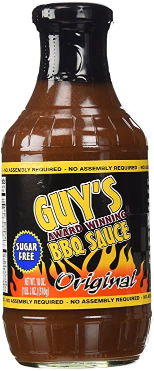 Guy's Award Winning Sugar Free BBQ Sauce 18 oz (Original)