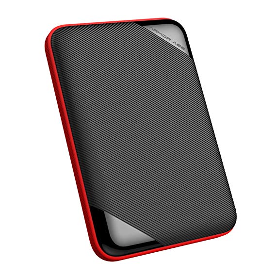 Silicon Power 4TB Rugged Armor A62L Shockproof/ IPX4 Water-Resistant/Dustproof/Anti-Scratch USB 3.0 2.5" Portable External Hard Drive for for PC, Mac, Xbox and PS4