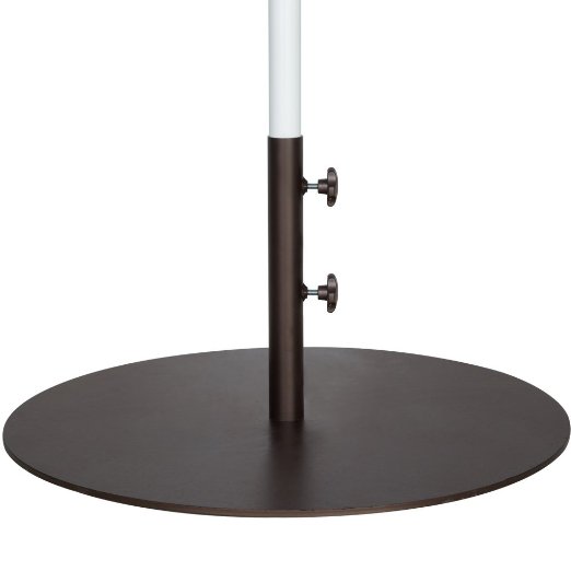 Abba Patio Round Steel 28 inch Diameter Market Patio Umbrella Base, 55 lbs