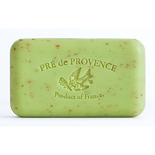 Pre de Provence Artisanal French Soap Bar Enriched with Shea Butter, Quad-Milled For A Smooth & Rich Lather (150 grams) - Lime Zest