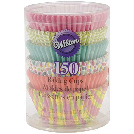 Wilton Assorted Spring Theme Baking Cups, 150-Pack