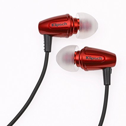 Klipsch Image S3 Nosie-Isolating Earphones with Patented Oval Ear-Tips (Rebel Red)