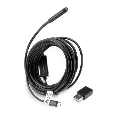 [Upgraded Version] Android Smartphone Endoscope USB Borescope 7mm 2M Waterproof Inspection Snake Camera for Android System with OTG Function (6.56ft)