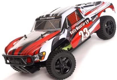 1/10 2.4Ghz Exceed RC Electric Rally Monster RTR Off Road Rally Truck Stripe Red