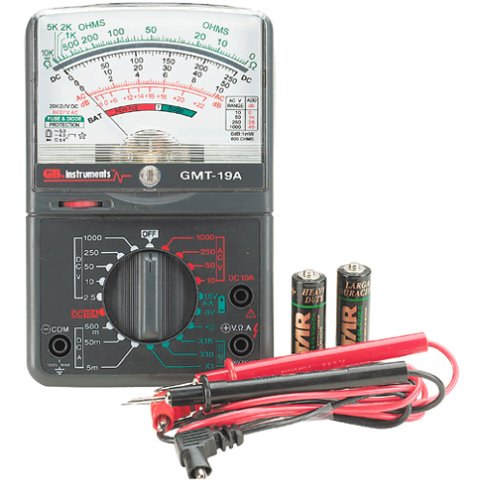 GB Electrical GMT-19A 19 Range Analog Multitester