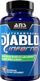 ANS Performance Diablo Inferno Fat Burner Pro-Thermogenic Ultra Concentrated Fat Loss Support 1 CAP Dose 60 capsules