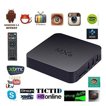 MXQ Android Tv Box Amlogic S805 Quad Core 1080p Output 1gb8gb Flash Wifi Smart Tv Player Preinstalled with Full Loaded Kodi