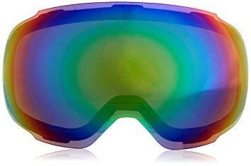 Odoland Snow Ski Goggles with Magnetic Detachable Lens - Double Spherical Lens and Eyewear Compatible - UV400 Anti-fog Windproof Eyewear for Snowboarding, Snowmobile Winter Outdoor Sports