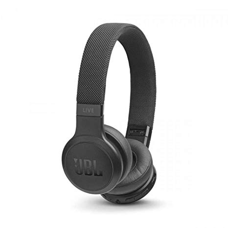 JBL LIVE 400BT Wireless On-Ear Headphones with Alexa built-in, Google Assistant and Bluetooth – Up to 24 hours of music – Ambient Aware and TalkThru Technology – Black