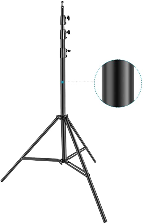 Neewer Heavy-Duty Light Stand 13 Feet/4 Meters Spring Cushioned Aluminum Alloy Pro Photography Tripod Stand Photo Studio Adjustable Light Stand