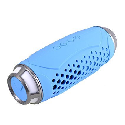 Stoga Tsong Speaker TS-003 Waterproof Outdoor &Indoor Portable Wireless Bluetooth Speaker Support TF Card With Noise Cancellation Technology For Iphone,Ipad, Samsung Blue