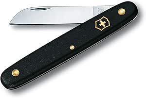 Victorinox Garden Floral Knife, Swiss Made, Droit Boiteux, Acier Inoxydable