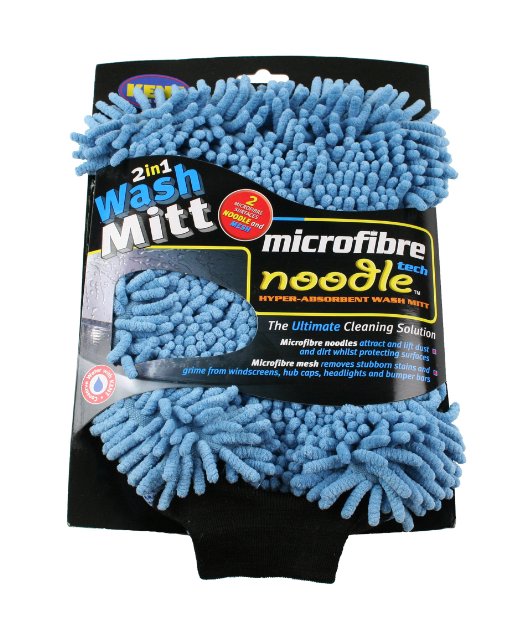 Kent Q2429 2-in-1 Microfibre Noodle Wash Mitt