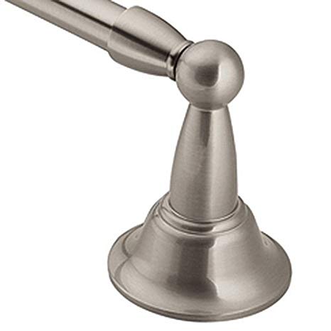 Moen DN6824BN Sage 24-Inch Bathroom Towel Bar, Brushed Nickel