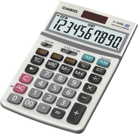 CASIO JF100MSSIH Solar Calculator