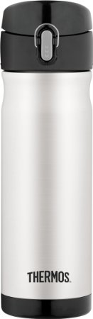 Thermos 16 Ounce Stainless Steel Commuter Bottle Stainless Steel