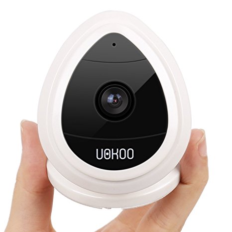 Wireless Security Camera, WiFi Mini IP Surveillance Camera System Remote Monitoring HD Home Mini Baby Video Monitor, Nanny Cam (White)
