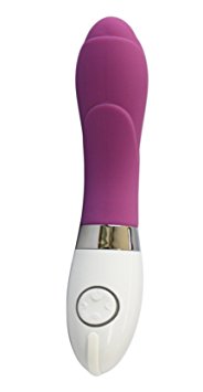 Body Massager Travel Wand Rechargeable Waterproof Female Vibrator, Purple