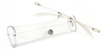 Reading Glasses Premium Feather Flex Rimless Reading Glasses with Case Single Pack