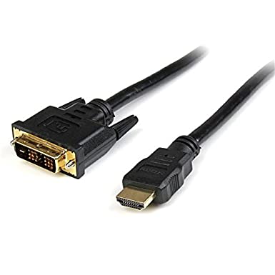 StarTech.com 15 ft HDMI to DVI-D Cable - M/M - 15ft DVI-D to HDMI - HDMI to DVI Converters - HDMI to DVI Adapter (HDMIDVIMM15)