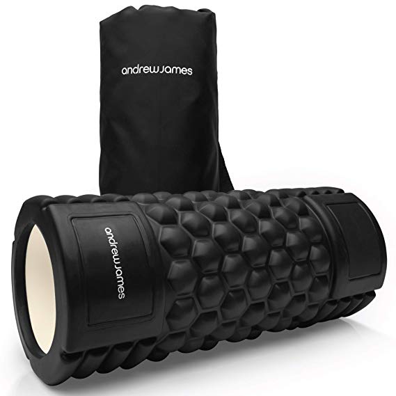 Andrew James Foam Roller Exerciser Trigger Point Tool for Muscle Massage | Enhances Recovery & Performance | Perfect for Deep Tissue Muscle Massage & Ideal for Runner Athlete Footballer