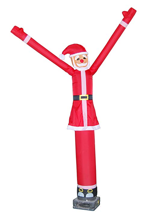 LookOurWay Santa Claus Air Dancers Inflatable Tube Man Attachment, 15-Feet (No Blower)