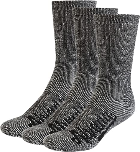 Alvada 80% Merino Wool Hiking Socks Thermal Warm Crew Winter Sock for Men Women 3 Pairs ML