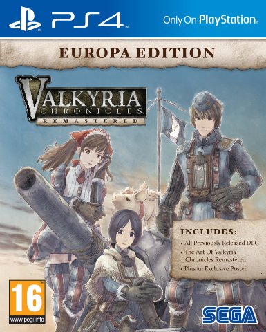 Valkyria Chronicles Remastered Europa Edition (PS4)