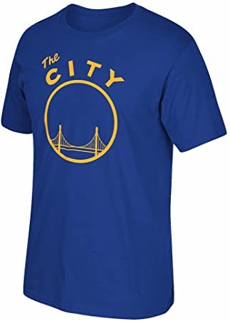 adidas Golden State Warriors Vintage The City Logo Blue T Shirt