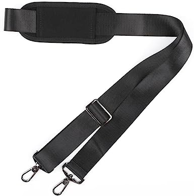 Meffort Inc Adjustable 55 Inch Soft Padded Shoulder Strap Replacement with Metal Hooks for Laptop Bag Camera Travel Case
