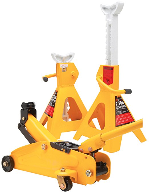 Performance Tool W1605 2-Ton Trolley Jack and Stand