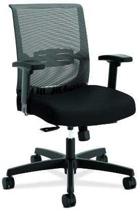 HON Convergence Task Chair | Synchro-Tilt With Seat Slide Control | Height- and Width-Adjustable Arms | Adjustable