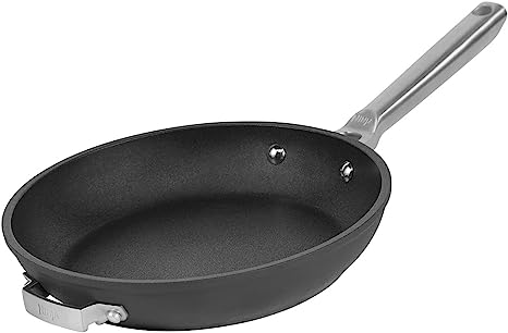 Ninja Foodi Zerostick Stackable Sauté Pan, 28 cm, [C50028EU], Hard Anodised Aluminium, Nestable, Non-Stick Coating, Induction-Compatible, Dishwasher-Safe