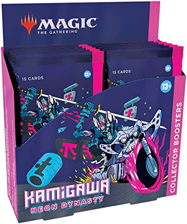 Magic: The Gathering Kamigawa: Neon Dynasty Collector Booster Box | 12 Packs (180 Magic Cards)