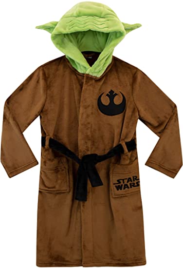 STAR WARS Boys' Yoda Robe Brown Size