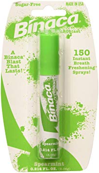 Binaca Spearmint Breath Freshening Spray - 0.2oz, 6 pack