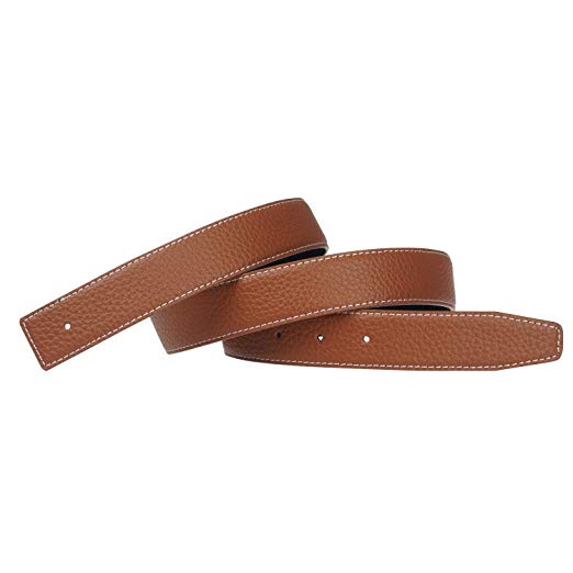 Replacement Belt Strap Reversible Replacement Belt Strap Genuine Leather Fits - for Hermes 1.3in Wide