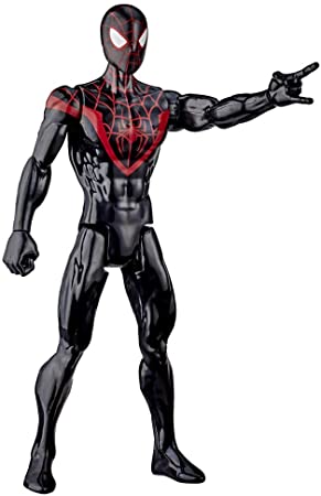 MARVEL E85255X3 Spider-Man: Titan Series Miles Morales 30-cm-Scale Super Hero Action Figure Toy, Multi Colour